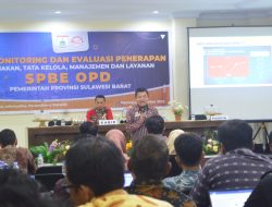 Indeks SPBE Pemprov Sulbar 2,28, Mustari Mula: Perlu Terus Ditingkatkan