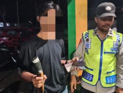 Gelar KRYD Gabungan, Polsek Alas & Alas Barat Amankan Sajam Hingga Knalpot Racing