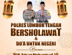 Polres Lombok Tengah Bersholawat