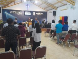 Anggota Polsek Maluk Lakukan Monitoring Dan Pengamanan Ibadah Umat Nasrani