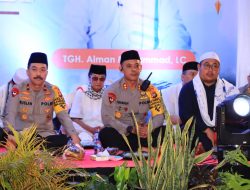 Polres Loteng Gelar Lombok Tengah Bersholawat Dan Doa Untuk Negeri.