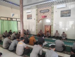 Casis Bintara dan Tamtama Polri Gelombang 1 tahun 2024 Menerima Binrohtal di Polres Sumbawa Barat