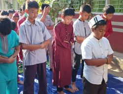 Jum’at Ibadah, Siswa UPT SPF SDI Batua I Makassar Gelar Shalat Dhuha Bersama