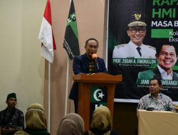 Pj Gubernur Sulbar Prof Zudan, Pesankan Empat Hal Dalam Raker HMI Badko Sulbarsel