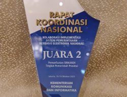 Kembali Pemprov Sulbar Raih Penghargaan Terbaik Kedua Secara Nasional