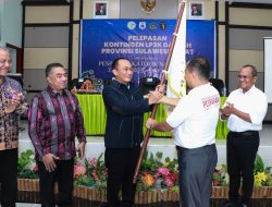 Pj Gubernur Sulbar, Prof Zudan Lepas Kontingen Pesparani Menuju Jakarta, Optimis Kontingen Sulbar Dapat Hasil Maksimal