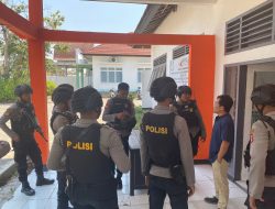 Jelang Pemilu 2024 Polres Loteng Laksanakan Patroli Ke Kantor KPU dan Bawaslu Kabupaten Lombok Tengah.