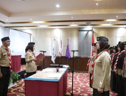 Wadah Peduli ke Masyarakat, Fatmawati Rusdi Kukuhkan Mabi Saka dan Pinsaka POM