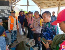 Polsek Prabar Bersama Basarnas Evakuasi WNA Korban Tenggelam Di Pantai Torok Aik Belek.