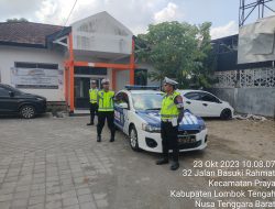 Polres Loteng Gelar Patroli Cipta Kondisi Jelang Pemilu 2024