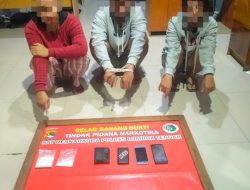 Sat Res Narkoba Polres Loteng amankan Tiga Terduga pelaku Tindak Pidana Narkotika.