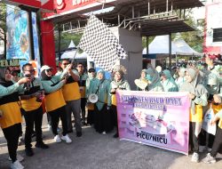 Semarak HUT 21 RSUD Daya, Fatmawati Rusdi Lepas Peserta Jalan Santai