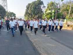 Wakapolres Sumbawa Barat bersama Forkopimda Gelar Car Free Day di Rangkaikan Dengan Pasar Keuangan Rakyat dan Business Matching UMKM 2023.