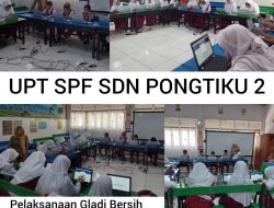 UPT SPF SDN Pongtiku II Makassar Laksanakan Gladi Bersih ANBK TP 2023-2024