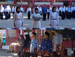 Peringati Hari Kesaktian Pancasila 1 Oktober 2023, UPT SPF SDN Lariang Bangi 1 dan UPT SPF SMPN 46 Makassar Gelar Upacara Bendera