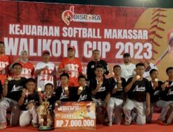 Tim Laston DPU Makassar Juara I Kejuaraan Softball Makassar Wali Kota Cup 2023 U-18