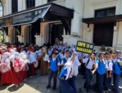 Pelajar UPT SPF SMP Negeri 10 Kunjungi Museum Kota Makassar