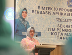 Ketua TP PKK Makassar Berbagai Wawasan dalam Bimtek Pendataan Dasawisma di Se-Kecamatan Biringkanaya