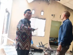 Kunjungi Lokasi Kebakaran, Camat Biringkanaya Himbau Warga Agar Lebih Waspada Dan Berhati hati