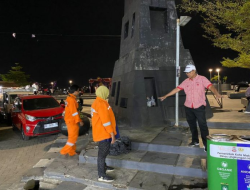 Inspiratif! Camat Biringkanaya dan Satgas Kebersihan Sukseskan F8 Kota Makassar 2023