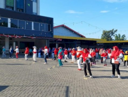 PKK Kecamatan Biringkanaya Gelar Senam Bersama Warga di Halaman Hotel Premier Makassar