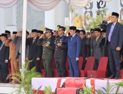 Kapolres Loteng Hadiri Upacara Peringatan Hari Pahlawan Di Kantor Bupati