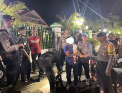 Gelar KRYD Malam Minggu, Polres Sumbawa Amankan Sajam, Miras Hingga Knalpot Brong