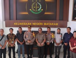 Kapolres Lombok Utara Lakukan  Sinergitas Dengan Kajari Mataram