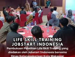 Disnaker Makassar Bersama Jobstar Indonesia Buka Pelatihan Life Skill Training