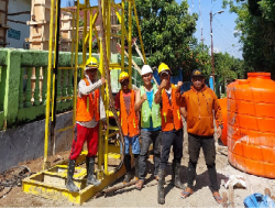 Dinas PU Kota Makassar Bangun Sistem Penyediaan Air Minum (SPAM) di Bulurokeng