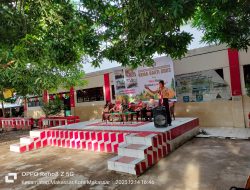 Camat Makassar Buka Secara Resmi Kemah Bakti Kwarran Makassar di UPT SPF SDN Lariang Bangi I