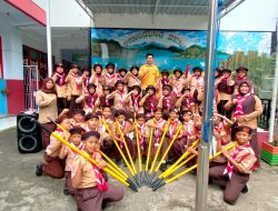 UPT SPF SDN Sangir Makassar Gelar Persami Untuk Tanamkan Karakter Dasa Dharma Pramuka
