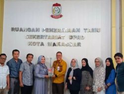 Sekwan DPRD Kota Makassar Terima Kunjungan DPRD Palu, Mamuju dan Polman