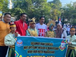 UPT SPF SMP Negeri 6 Makassar Gelar Porseni, Kelas 7B Tampilkan Botting Ugi