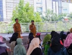 Camat Ujung Pandang Pantau Latihan Karnaval Budaya Dalam Rangka HUT Kota Makassar