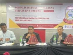 Sekretariat DPRD Makassar Gelar Sosialisasi Perda Tentang Perumda Pasar Raya