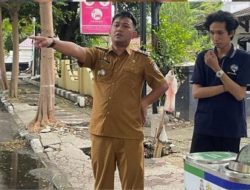 Camat Ujung Pandang, Pantau Kebersihan di Pantai Losari Pusat Kota Makassar