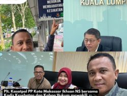 Plt. Kasatpol PP Makassar lakukan Study Tiru terkait Kawasan Bebas Rokok di Kuala Lumpur Malaysia