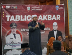 Plt Camat Makassar Hadiri Tabligh Akbar Di Kelurahan Maricaya