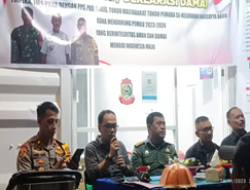 Plt Camat Makassar Hadiri Deklarasi Pemilu Damai di Posko Kontainer Kelurahan Maricaya Baru