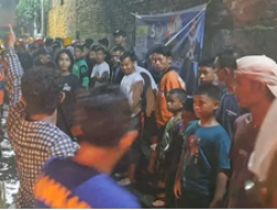 TERJADI KEBAKAAN DI KECAMATAN MAKASSAR TEEPATNYA DI ABLAM