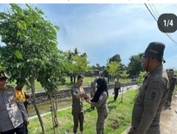 SATPOL PP Kota Makassar Ikut Melakukan Penanaman Pohon