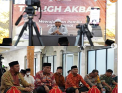 Camat Ujung Pandang Mengikuti Tabligh Akbar