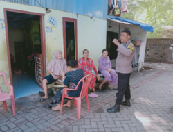 Bhabinkamtibmas Pattingalloang Baru Masuk Lorong Lakukan Patroli Dialogis