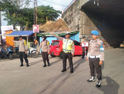 Polres Pelabuhan Makassar Pengamanan Kampanye Pemilu 2024 di Kecamatan Ujung Tanah