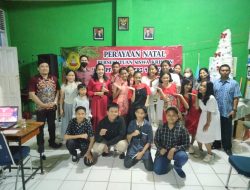 Siswa Kristen UPT SPF SMPN 4 Makassar Rayakan Natal