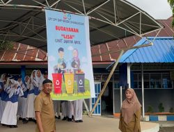 Peduli Kebersihan UPT SPF SMP Negeri 24 Makassar Gelar Pencanangan Program LISA