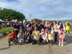 Sekretariat DPRD Sulbar Ikut Meramaikan Program Car Free Day di Jl Arteri Mamuju