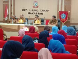 Plt Kepala DPPKB Makassar Gelar Pertemuan Strategi Dengan Para Kader PPKBD untuk Pemilu Damai di Kec. Ujung Tanah