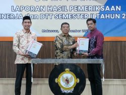 PJ Sekda Makassar Terima LHPK dari BPK RI Sulsel Untuk Semester II Tahun 2023